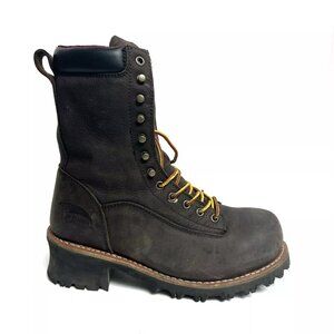 Avenger Mens Waterproof Logger Boot Brown 7 M